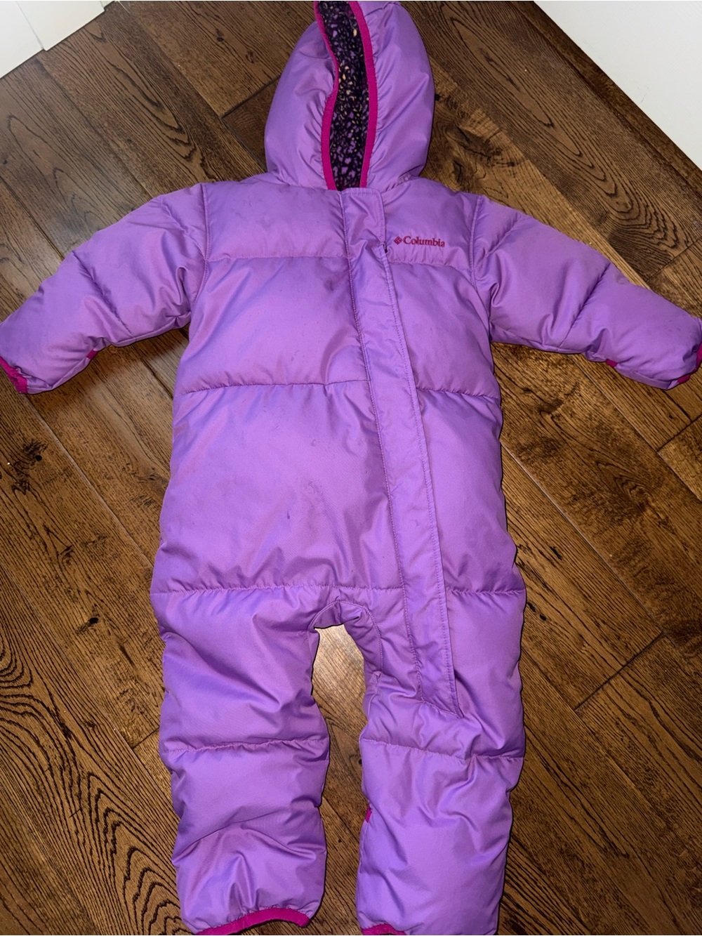 Columbia Purple Baby Snow Suit Size 18-24 Month